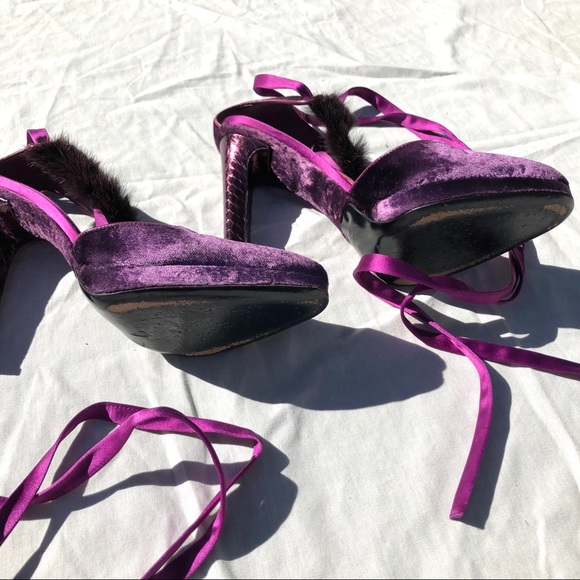 **SOLD** RARE TOM FORD GUCCI MINK PYTHON HEELS πβ¨ - Picture 4 of 11